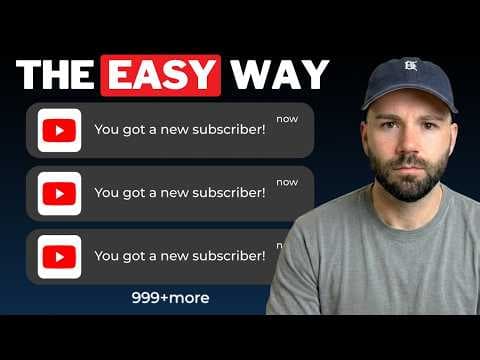The easiest way for small channels to hit 1000 subscribers thumbnail