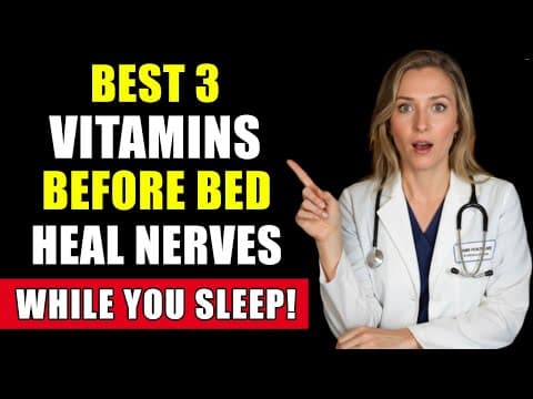 3 Bedtime Vitamins for Stronger Legs After 60 | Senior Health Tips thumbnail