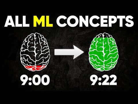 All Machine Learning Concepts Explained in 22 Minutes thumbnail