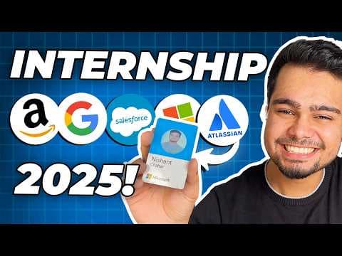 If I Wanted a Software Engineering Internship in 2025, I’d Do This.. thumbnail
