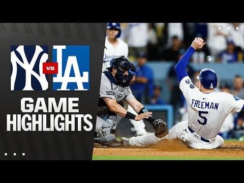 Yankees vs. Dodgers Game Highlights (5/30/25) | MLB Highlights thumbnail