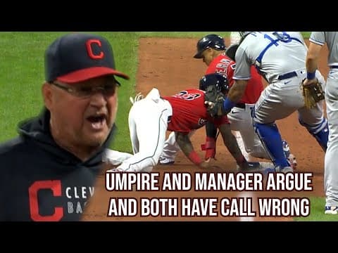Umpire & Manager argue but are both wrong, a breakdown thumbnail