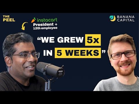 Learnings Scaling Instacart to $10+ Billion | Nilam Ganenthiran thumbnail