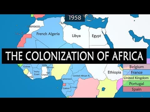 Colonization of Africa - Summary on a Map thumbnail