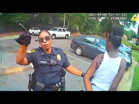 Woman Finds Herself At the Wrong Place Wrong Time, Runs Into No nonsense Cops thumbnail