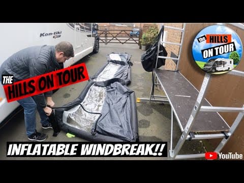 Opening & Then INFLATING Our New WINDBREAK From ALDI Before Our First Trip Out Of Lockdown thumbnail