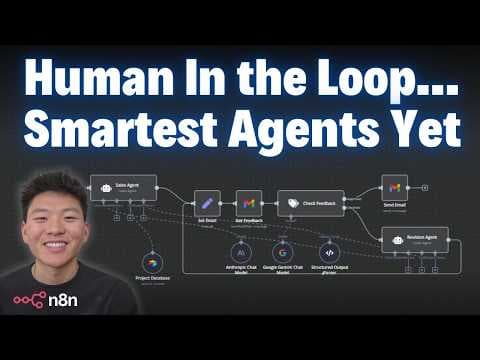 I Built a Human In The Loop Sales Team That Waits for Feedback and Approval in n8n thumbnail