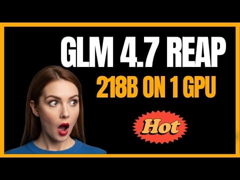 GLM-4.7 REAP: Running 218B Parameter AI Locally thumbnail
