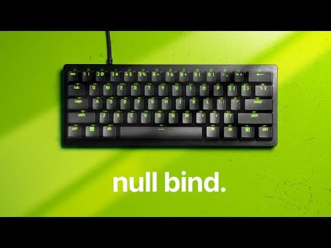 Razer's new keyboard is basically cheating. thumbnail