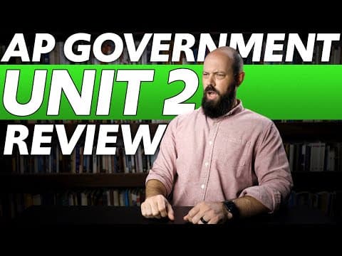 AP Government UNIT 2 REVIEW [Everything You Need to Know!] thumbnail