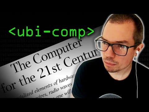 Ubicomp (Ubiquitous Computing) - Computerphile thumbnail