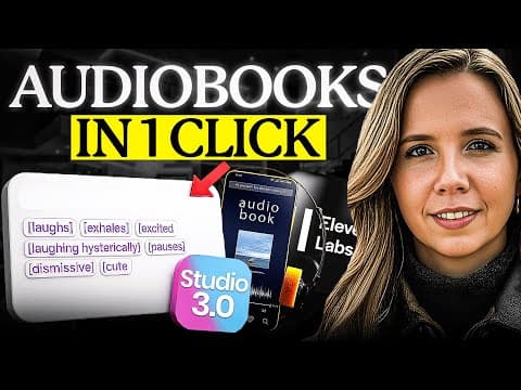 I Created a Complete Audiobook in ONE Click - ElevenLabs Studio 3.0 Changes Everything thumbnail