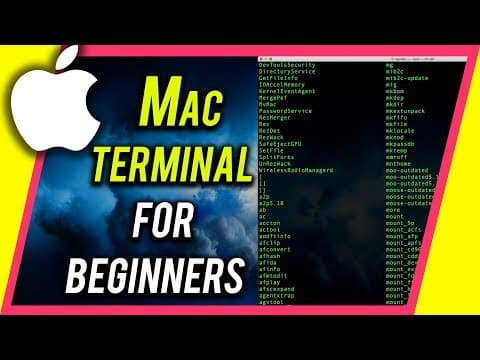 How To Use Terminal On Your Mac - Command Line Beginner's Guide thumbnail