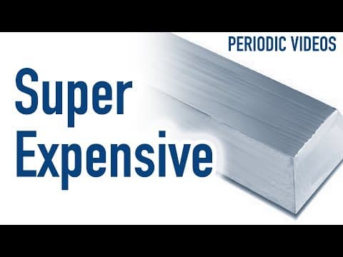 Super Expensive Metals - Periodic Table of Videos thumbnail