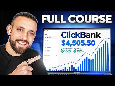 Start Clickbank Affiliate Marketing with $0 in 2025 (For Beginners) thumbnail