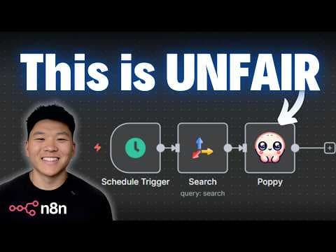 How to Automate ANY Content with Poppy and n8n (no code) thumbnail