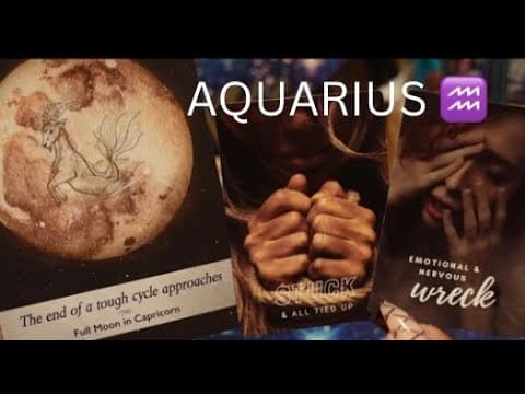 AQUARIUS♒️😬YOUR LIGHT TRIGGERS THEIR DEMONS SOOO BAD! 🥺 TRULY SAD, BUT THERE'S NO SAVING THEM😳 thumbnail