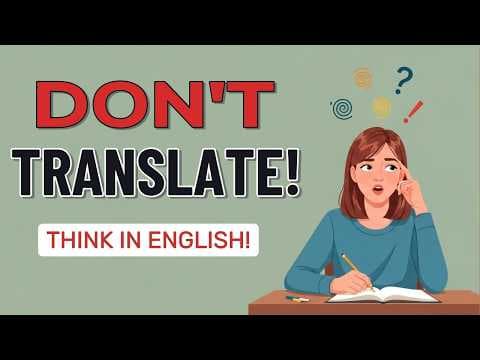 Stop Translating! Speak English Faster and More Naturally | Learn English Podcast thumbnail
