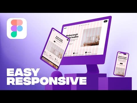 How to Create a Responsive Website Design in Figma thumbnail
