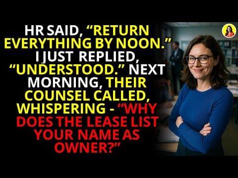 Fired For No Reason, I Was The Secret Owner | Office Revenge thumbnail
