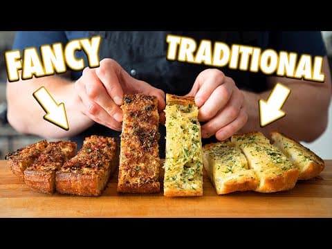 Perfect Homemade Garlic Bread (3 Ways) thumbnail