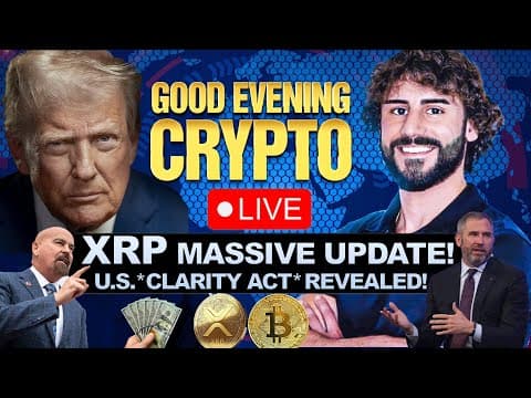 🚨 BREAKING: U.S. CLARITY ACT REVEALED - THIS CHANGES EVERYTHING! 🚨 MASSIVE BENEFITS TO XRP & SOL! thumbnail