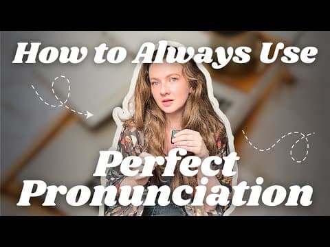 How to Remember Pronunciation When You Speak English thumbnail