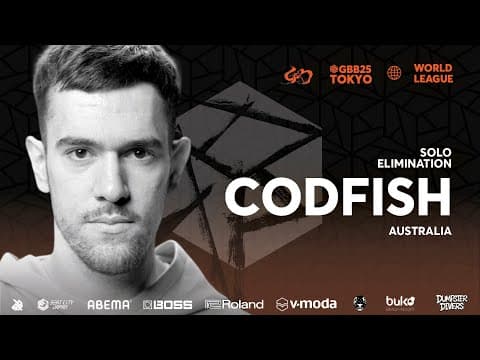 CODFISH 🇦🇺 | Grand Beatbox Battle 2025: World League | Solo Elimination thumbnail