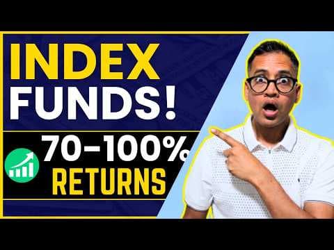MASSIVE (70-100%) Returns By 3 INDEX Funds - DON'T Miss this video | Rahul Jain Analysis #profit thumbnail