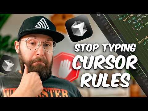 Cursor Rules guide for lazy devs. Setup rules in minutes with this quick tutorial! thumbnail