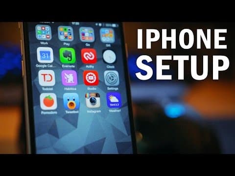 How to Set Up Your iPhone for Maximum Productivity thumbnail