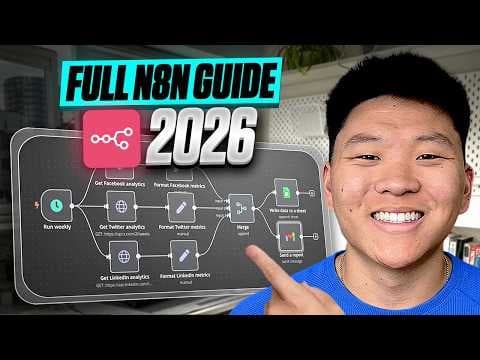 How to Master n8n Workflows in 2026 thumbnail