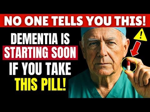SENIORS, Beware! 9 Popular Medications That Trigger Rapid Dementia | Senior Health Tips thumbnail