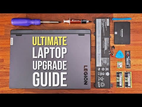 How To Upgrade Your Gaming Laptop - The ULTIMATE Guide! thumbnail