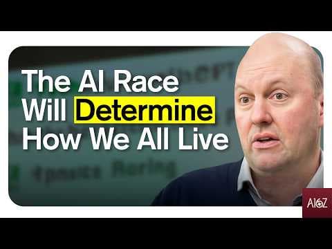 Marc Andreessen: The US is in a AI Arms Race & It Decides The World's Future thumbnail