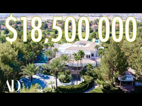 Inside an $18.5M Las Vegas Estate with a 21 Foot Waterfall | On the Market | Architectural Digest thumbnail
