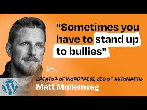 Matt Mullenweg on the future of open source and why he’s taking a stand thumbnail
