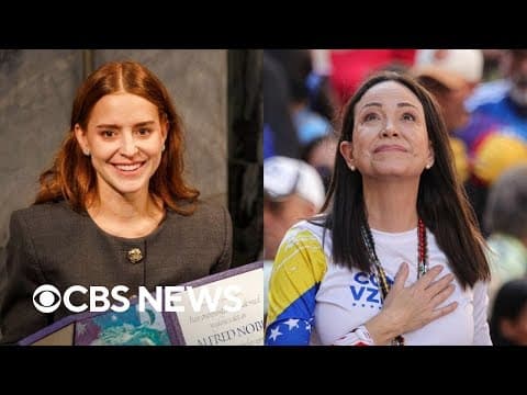 Maria Corina Machado's daughter accepts Nobel Peace Prize on her mom's behalf thumbnail