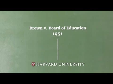 Brown v. Board of Education explained thumbnail