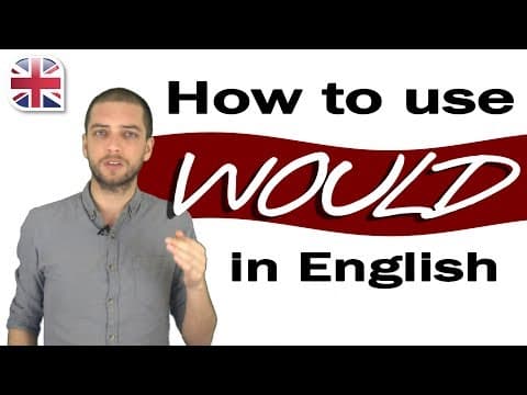 How to Use Would in English - English Modal Verbs thumbnail