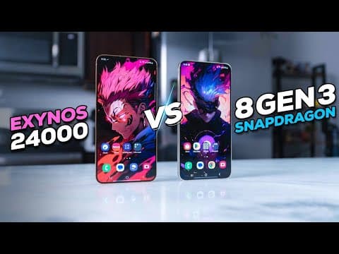 Snapdragon 8 Gen 3 vs Exynos 2400: Galaxy S24 Plus Gaming! thumbnail
