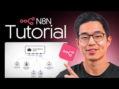 n8n Tutorial for Beginners: How to Build AI Automations for FREE (Step-by-Step) thumbnail