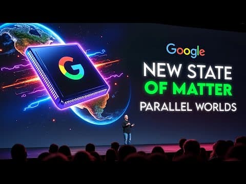 Google AI Quantum Chip Just Unlocked a New State of Matter (Parallel Worlds Confirmed!?) thumbnail