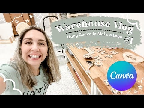 Warehouse Vlog #1: How To Create A Logo In Canva thumbnail