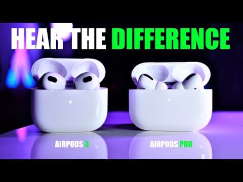 AirPods 3 vs AirPods Pro Sound Samples - Hear The Difference! 🎵 thumbnail