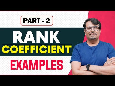 Rank Correlation | Repeated Rank Correlation | Spearman Rank Correlation thumbnail