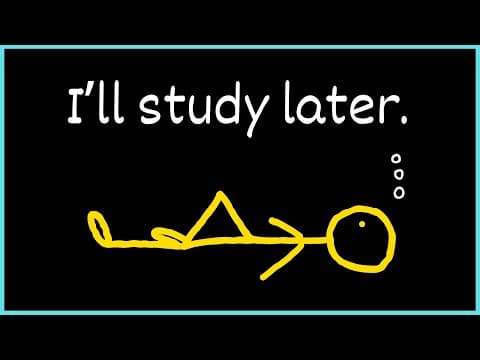 If you're a lazy but ambitious student, please watch this video. thumbnail