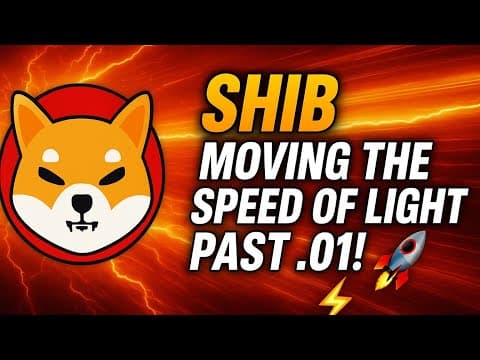 SHIBA INU MOVING THE SPEED OF LIGHT! OVER  $.01!! thumbnail