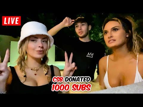 Adin, Corinna Kopf, & Julia Rose Hot Tub Stream! (It Gets INTERESTING??) thumbnail