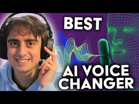 Almost UNBELIEVABLE! - The 𝘽𝙀𝙎𝙏 AI Voice Changer I've Ever Heard. thumbnail